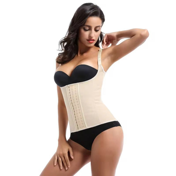 Latex Waist Trainer Vest with U Shape Design